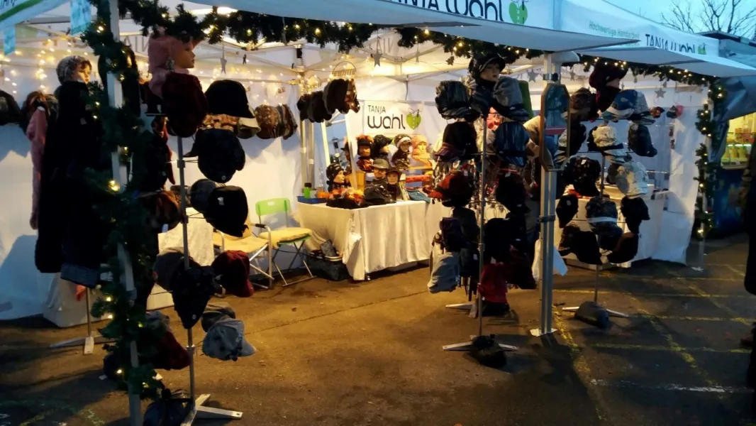 Tanja Wahl auf einem Handwerkermarkt